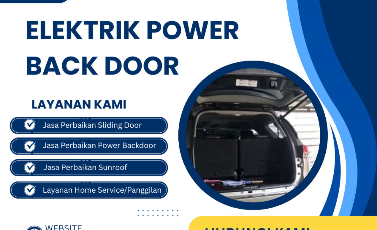 Bengkel Perbaikan Bagasi Elektrik Power Back Door Fortuner & Pajero