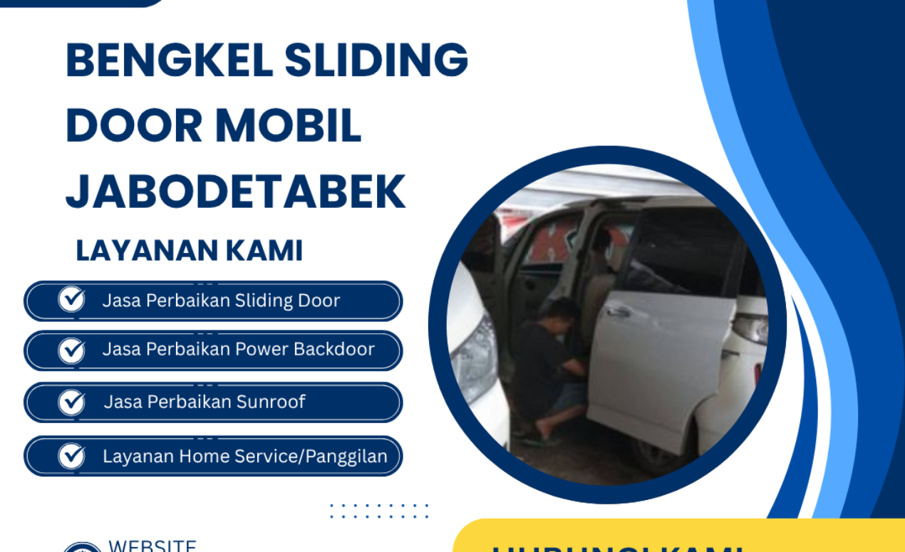Bengkel Sliding Door Mobil Jabodetabek Profesional