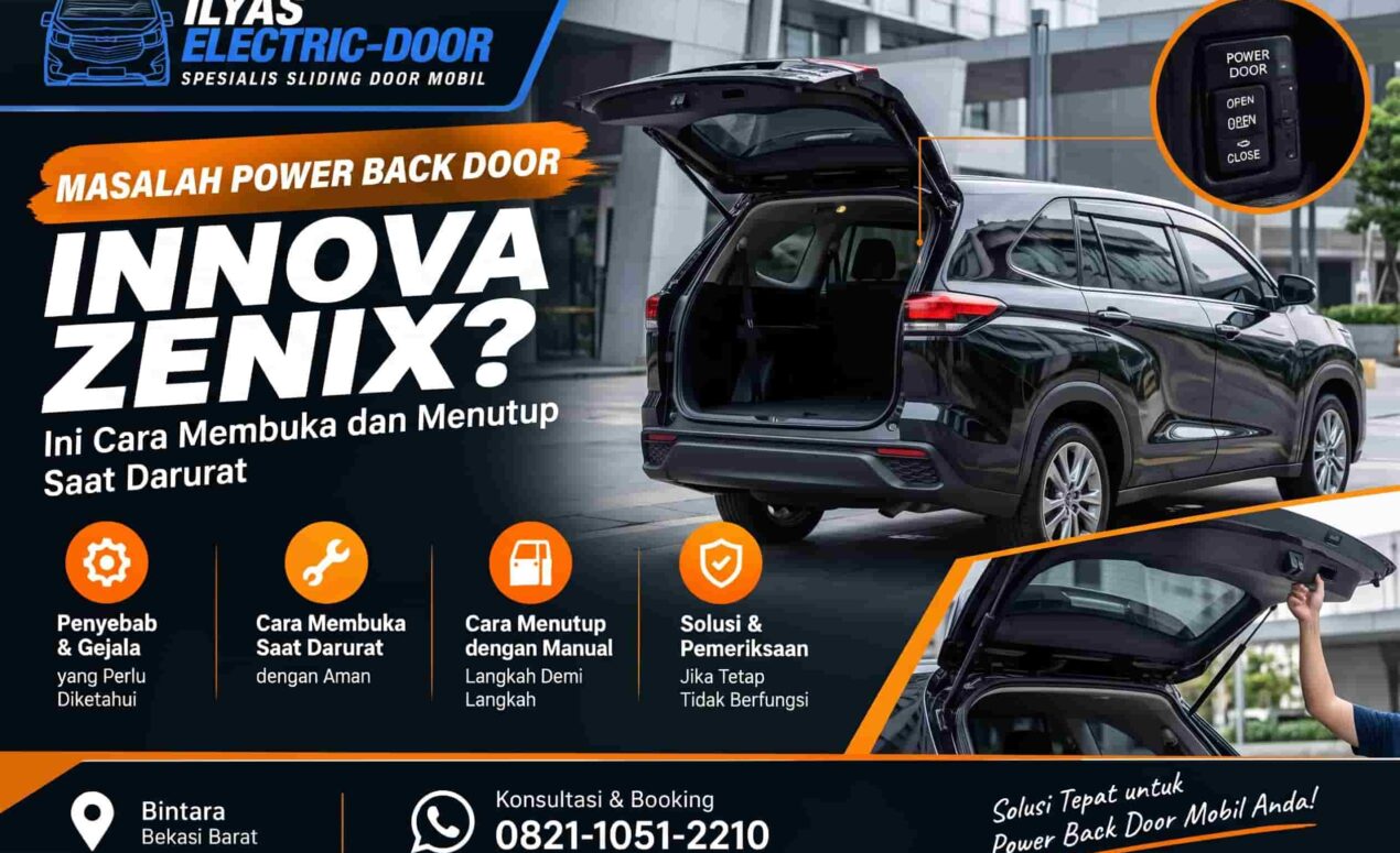Masalah Power Back Door Innova Zenix & Solusinya