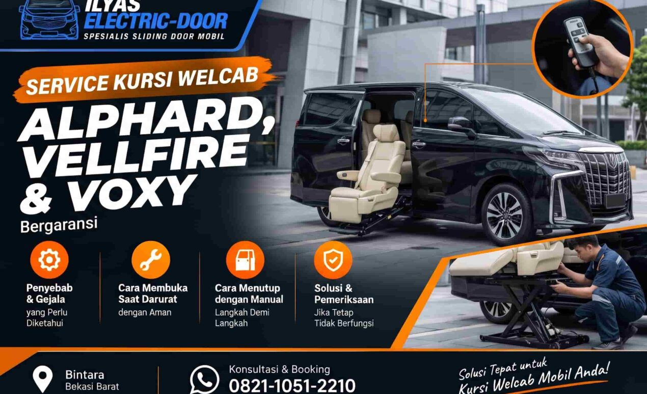 Service Kursi Welcab Alphard, Vellfire & Voxy Bergaransi